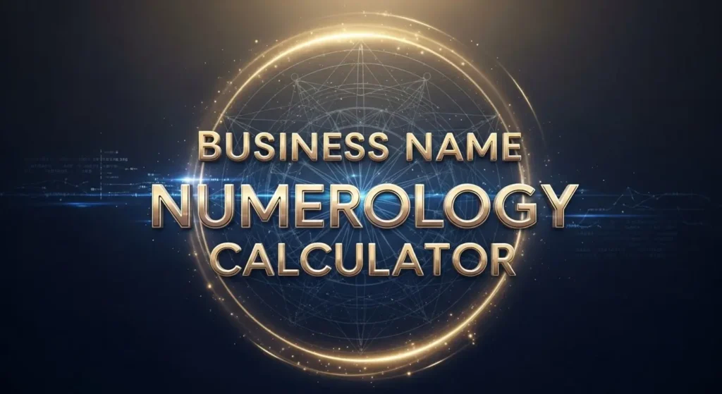 Business Name Numerology Calculator  Find Lucky Names