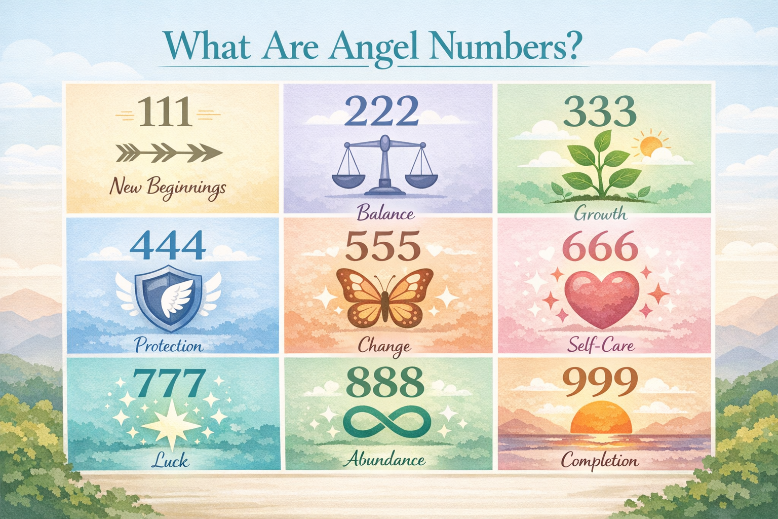 what are angel numbers