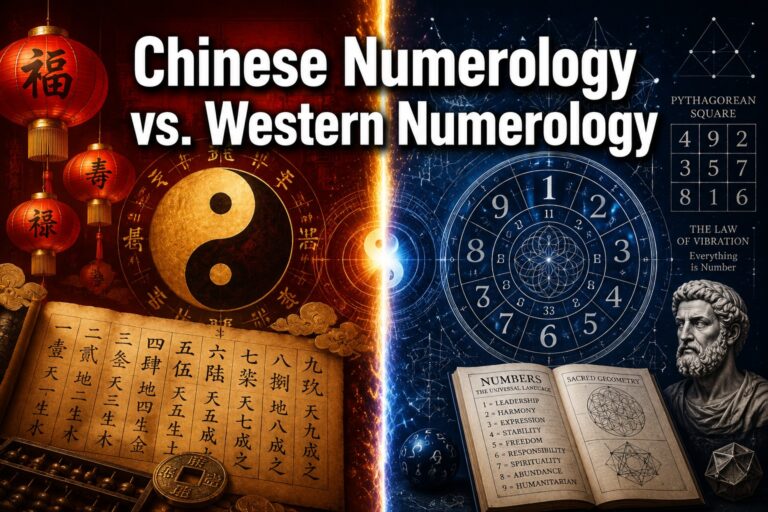 Chinese numerology vs Western numerology