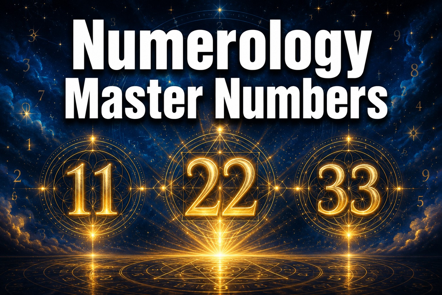  Numerology master numbers
