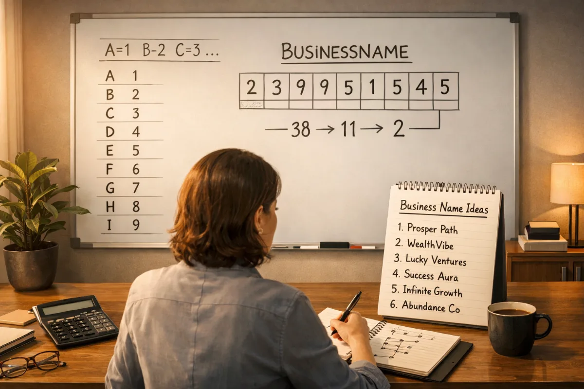 choose a business name with numerology power